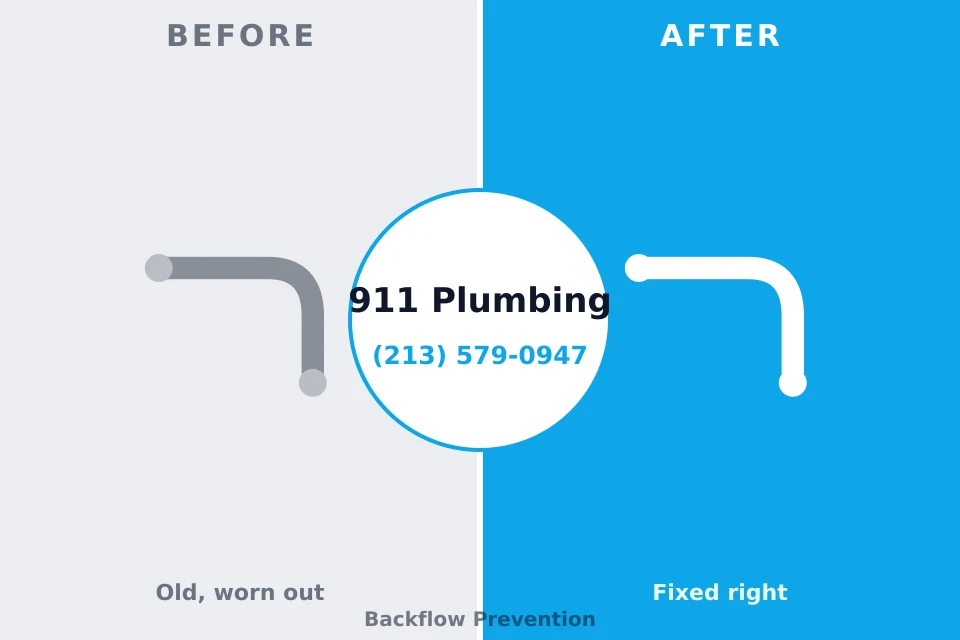 Before and after: plumbing repair Northumberland, PA